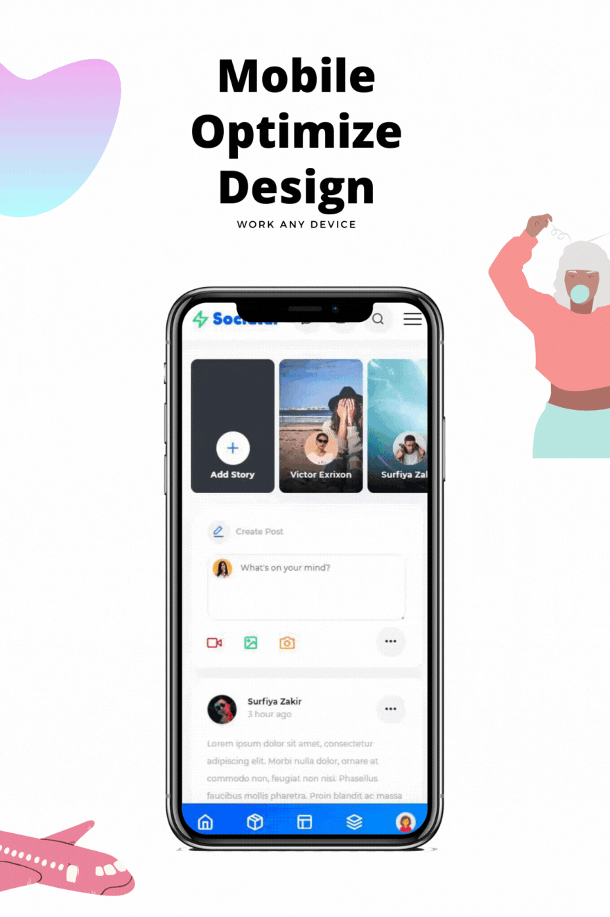 Sociala - Social Network App HTML Template