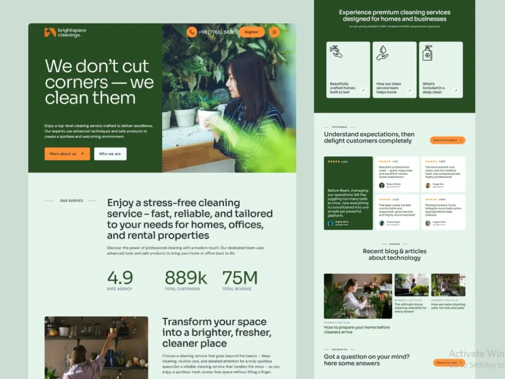Brightspace Wordpress Website