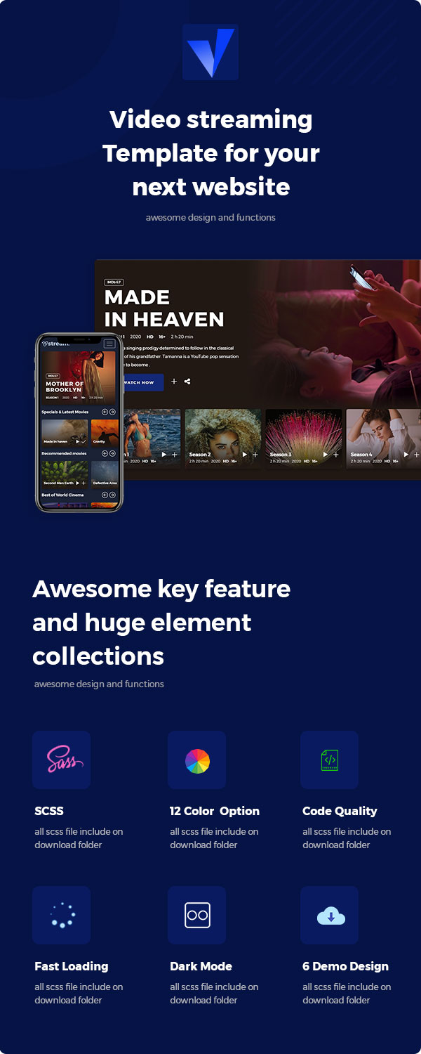 vStream - Video Streaming App Template